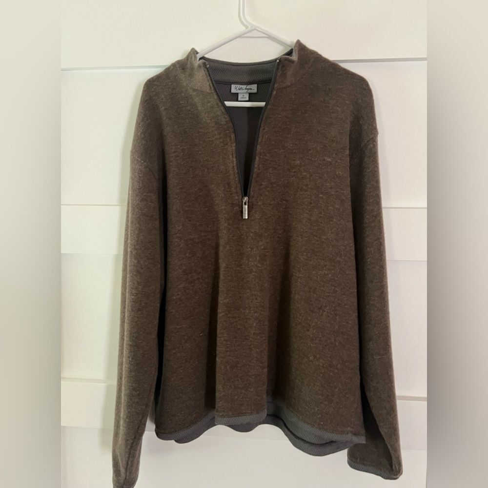 Walter Hagen Brown Half-Zip Men's Sweater